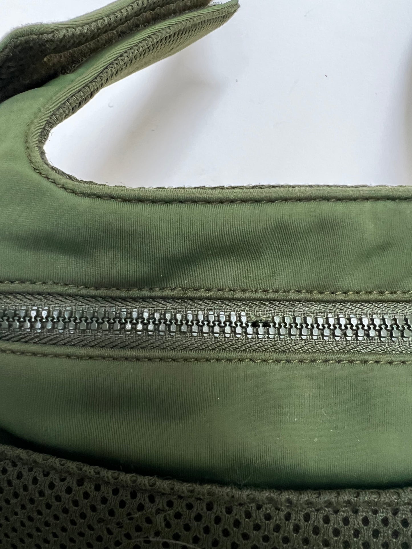 Miu Miu 1999 mesh neoprene sling bag