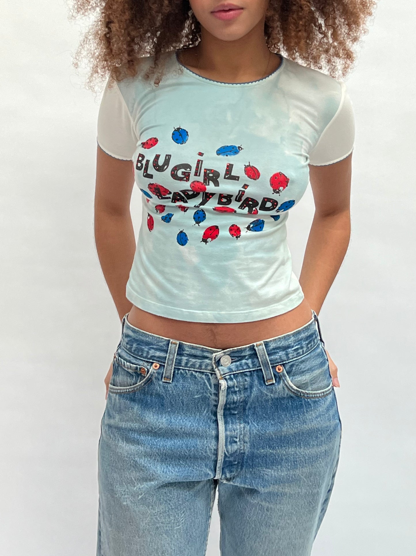 Blugirl ladybug baby tee