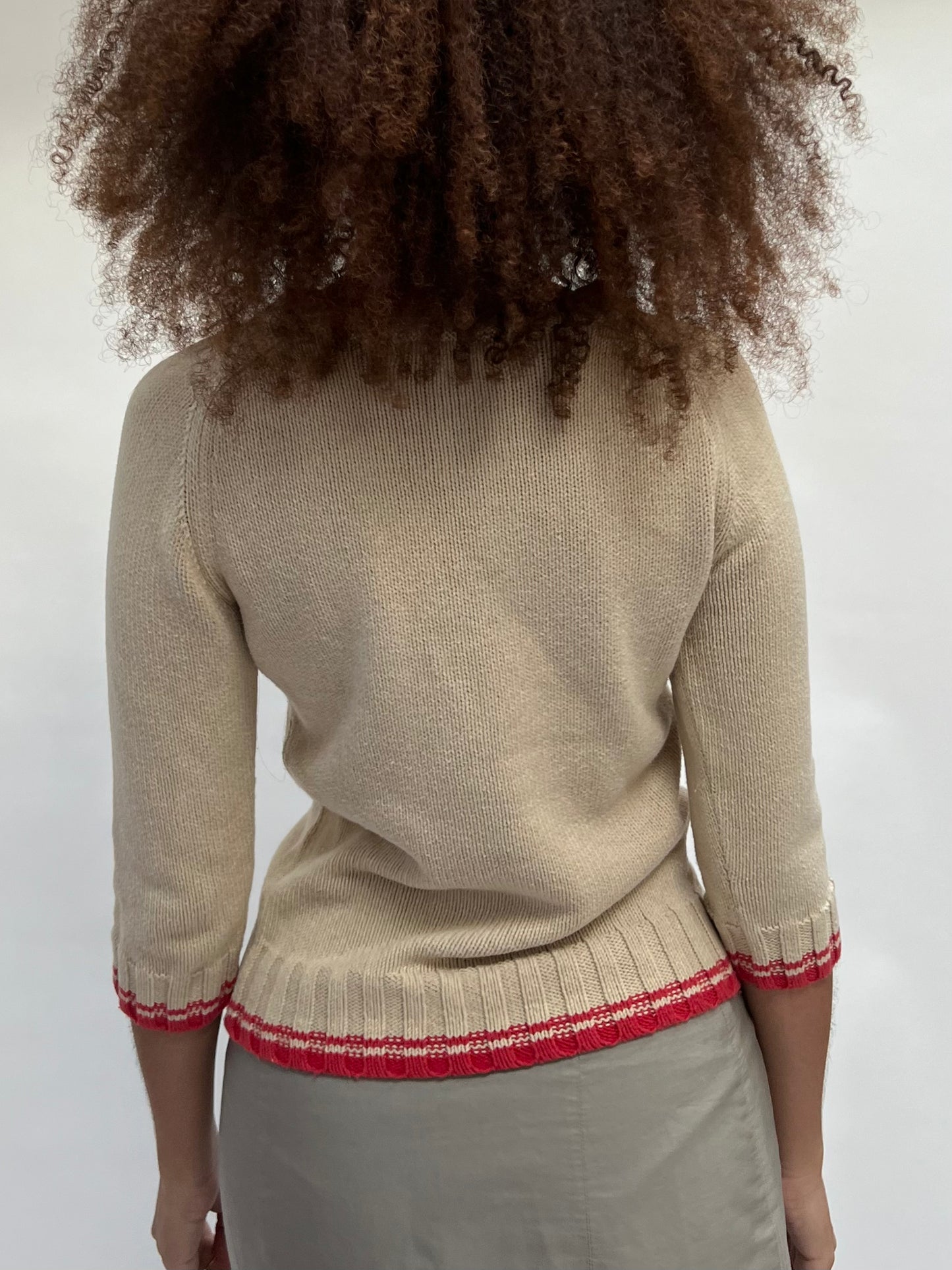 burberry blue label knit top