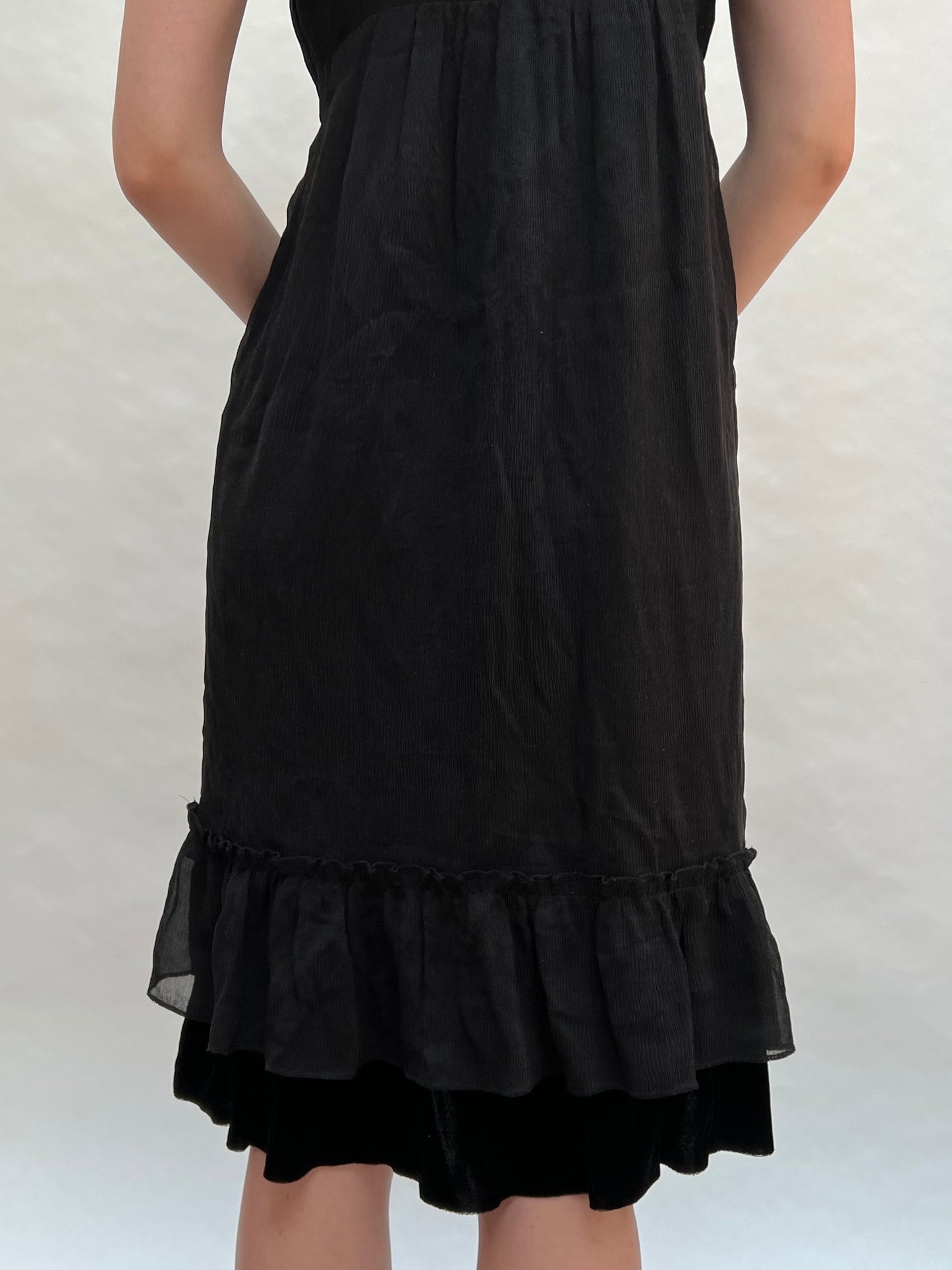 black dress