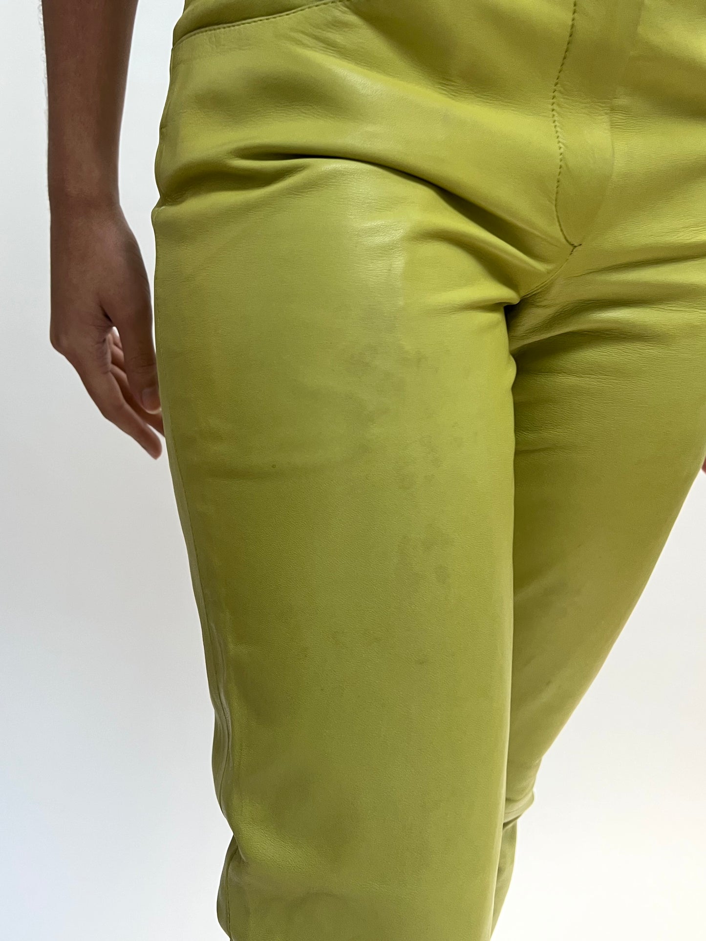 Prada leather pant
