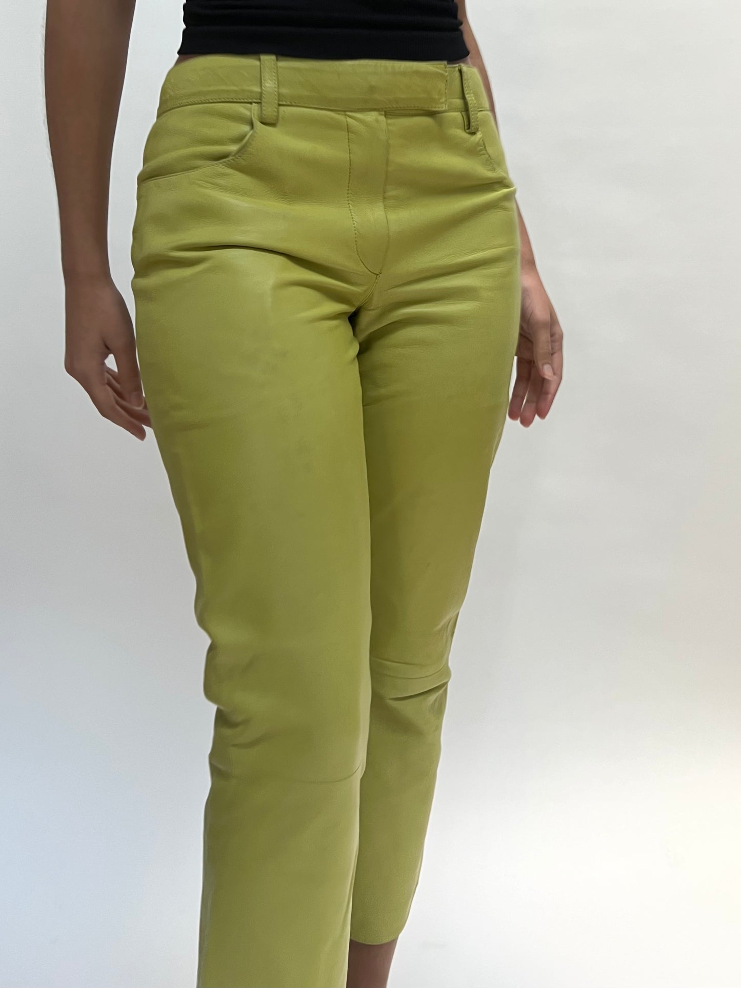 Prada leather pant