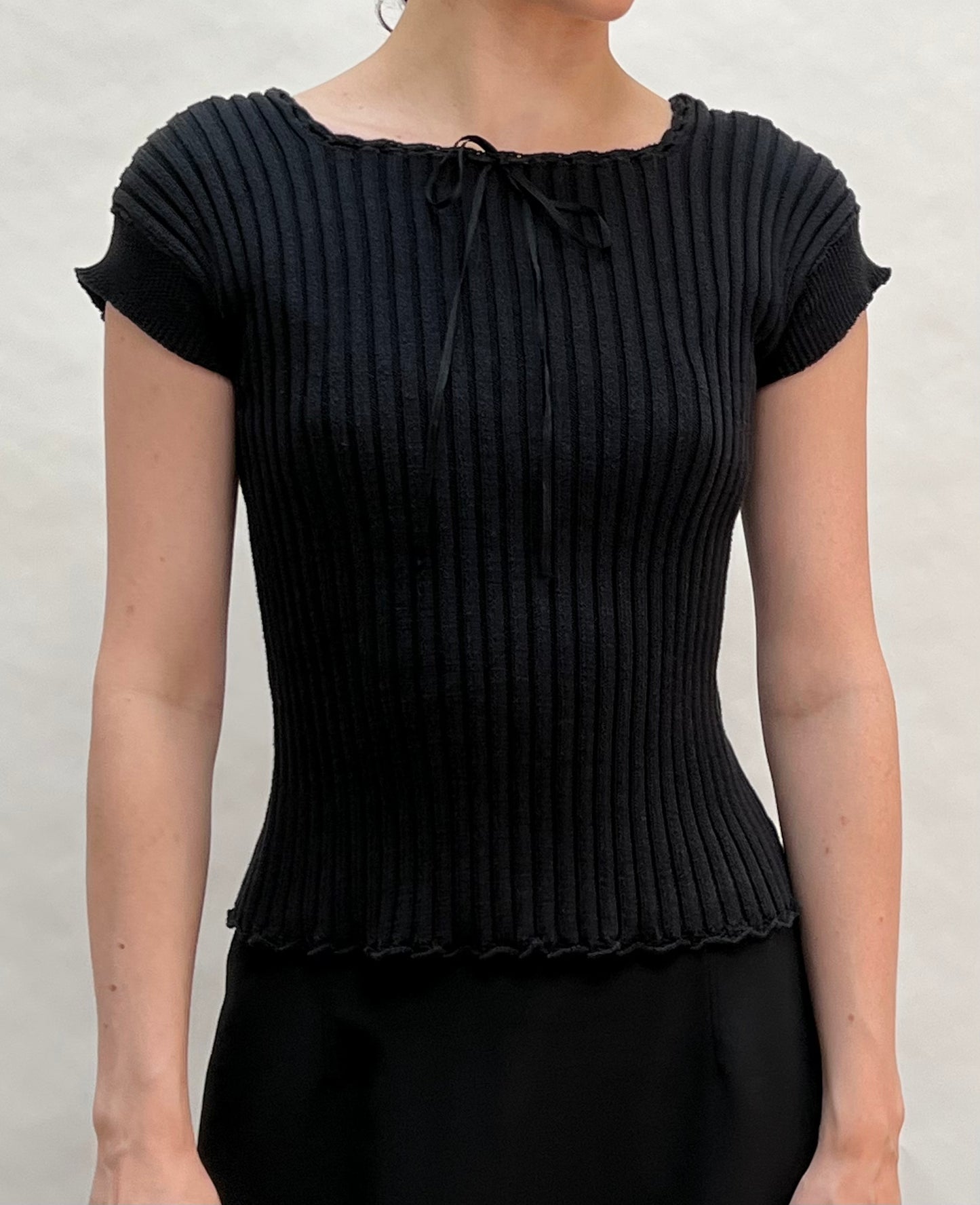 Anna Molinari knit bow top <3