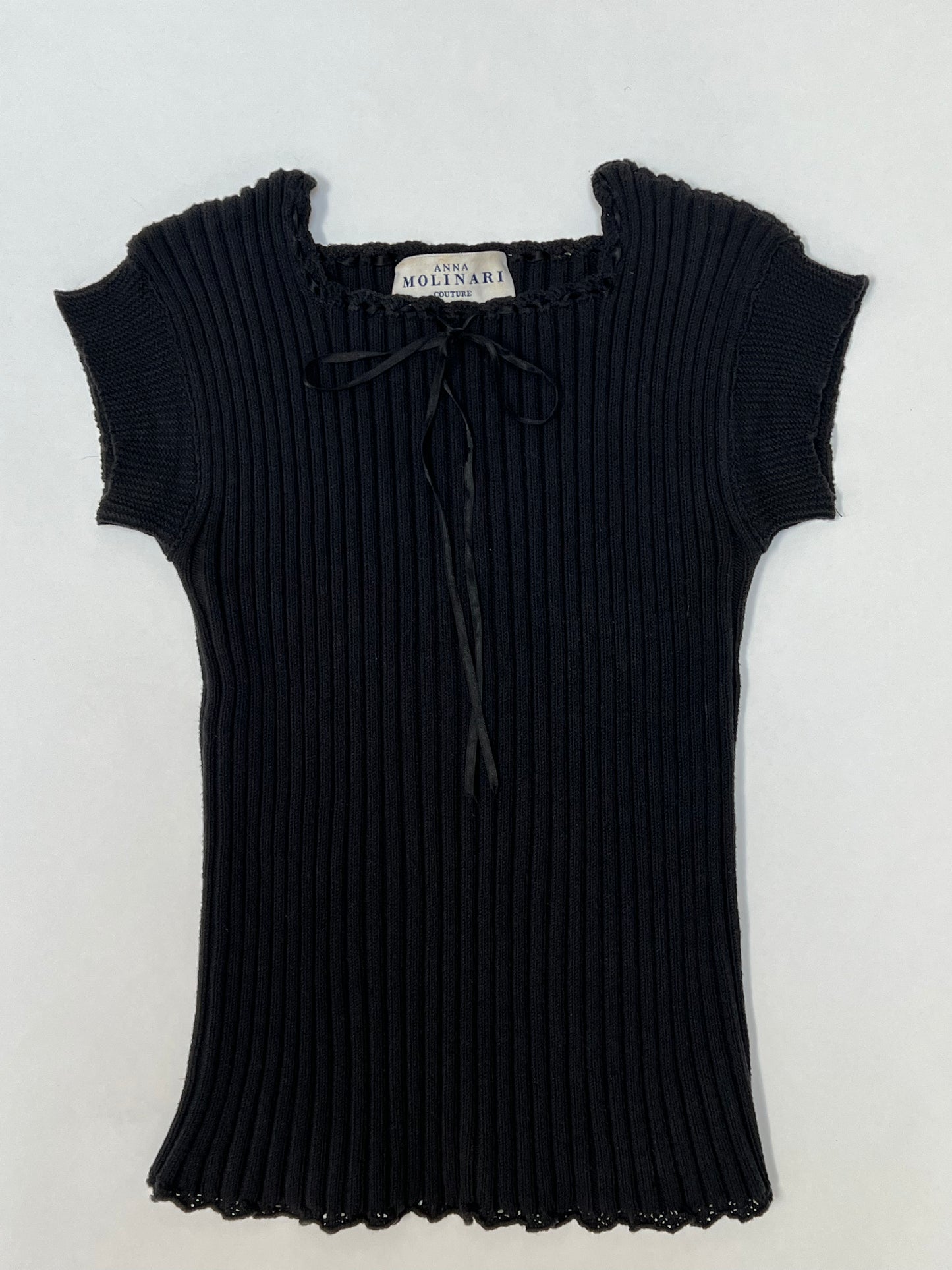 Anna Molinari knit bow top <3
