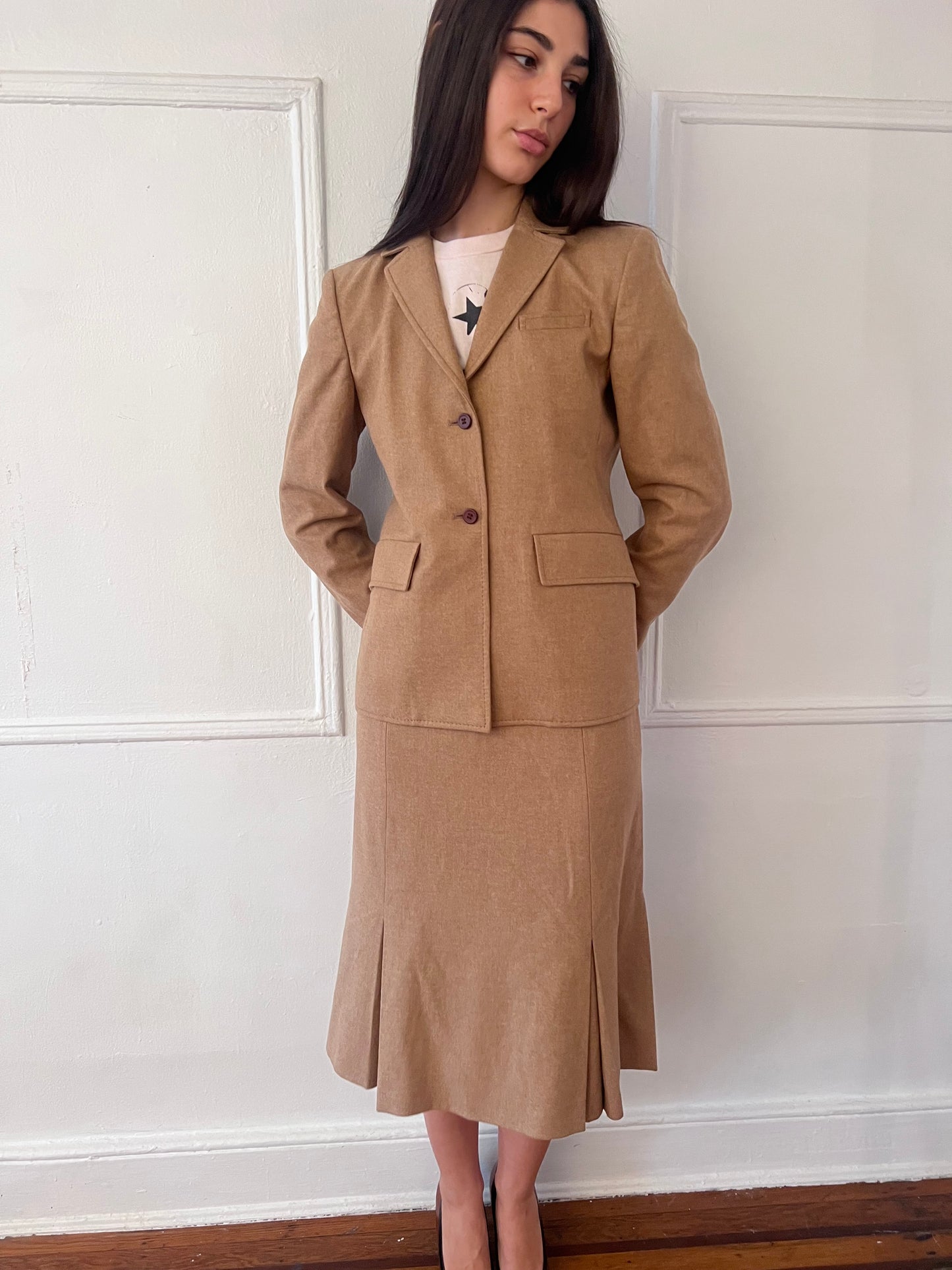 Miu Miu 2000s wool suit set