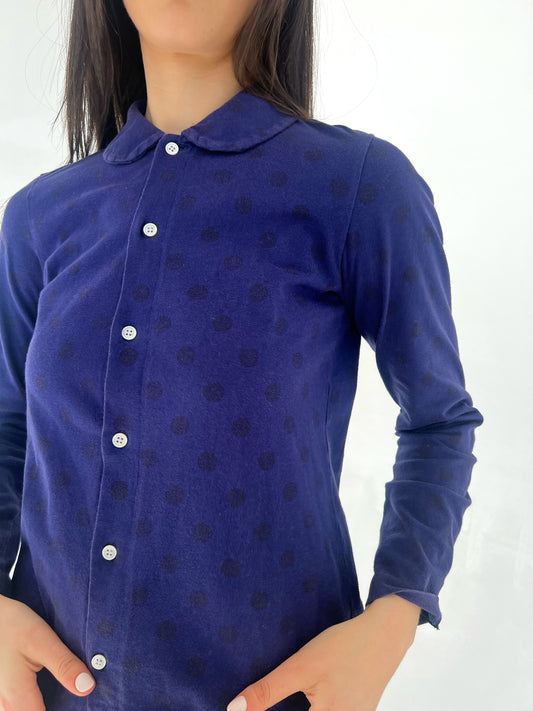 Comme des Garçons polka dot top