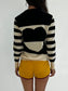 Moschino striped wool cardigan