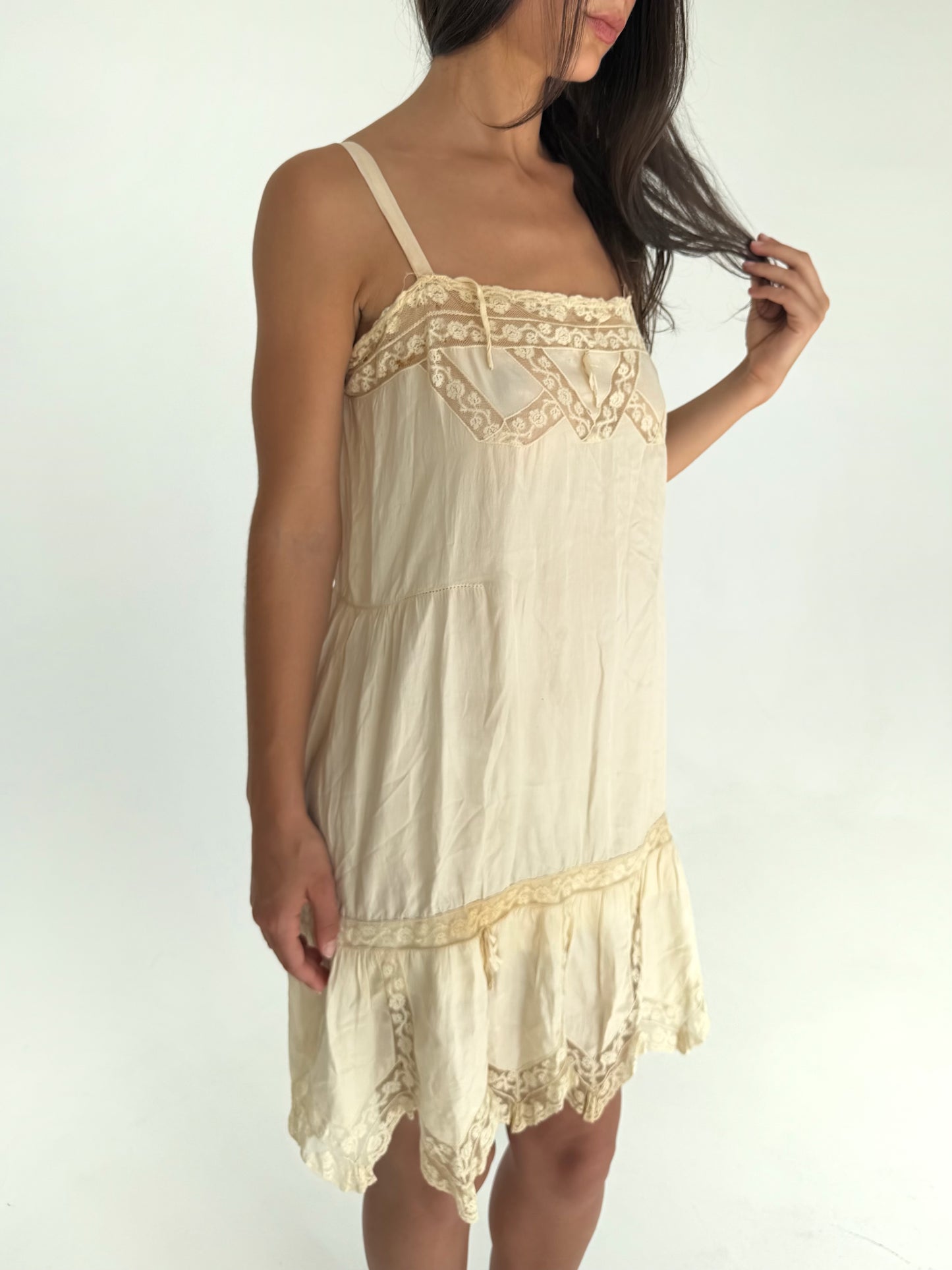 Antique 1920s silk dress