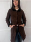 Agnes B sheepskin coat