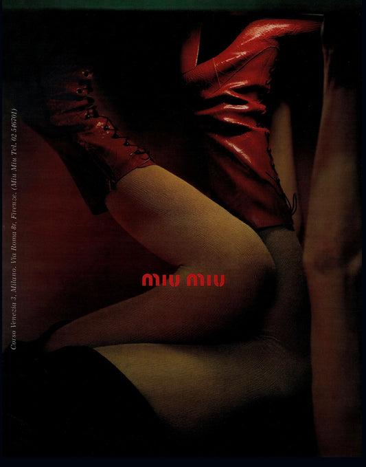 Miu Miu fall 2001 boots