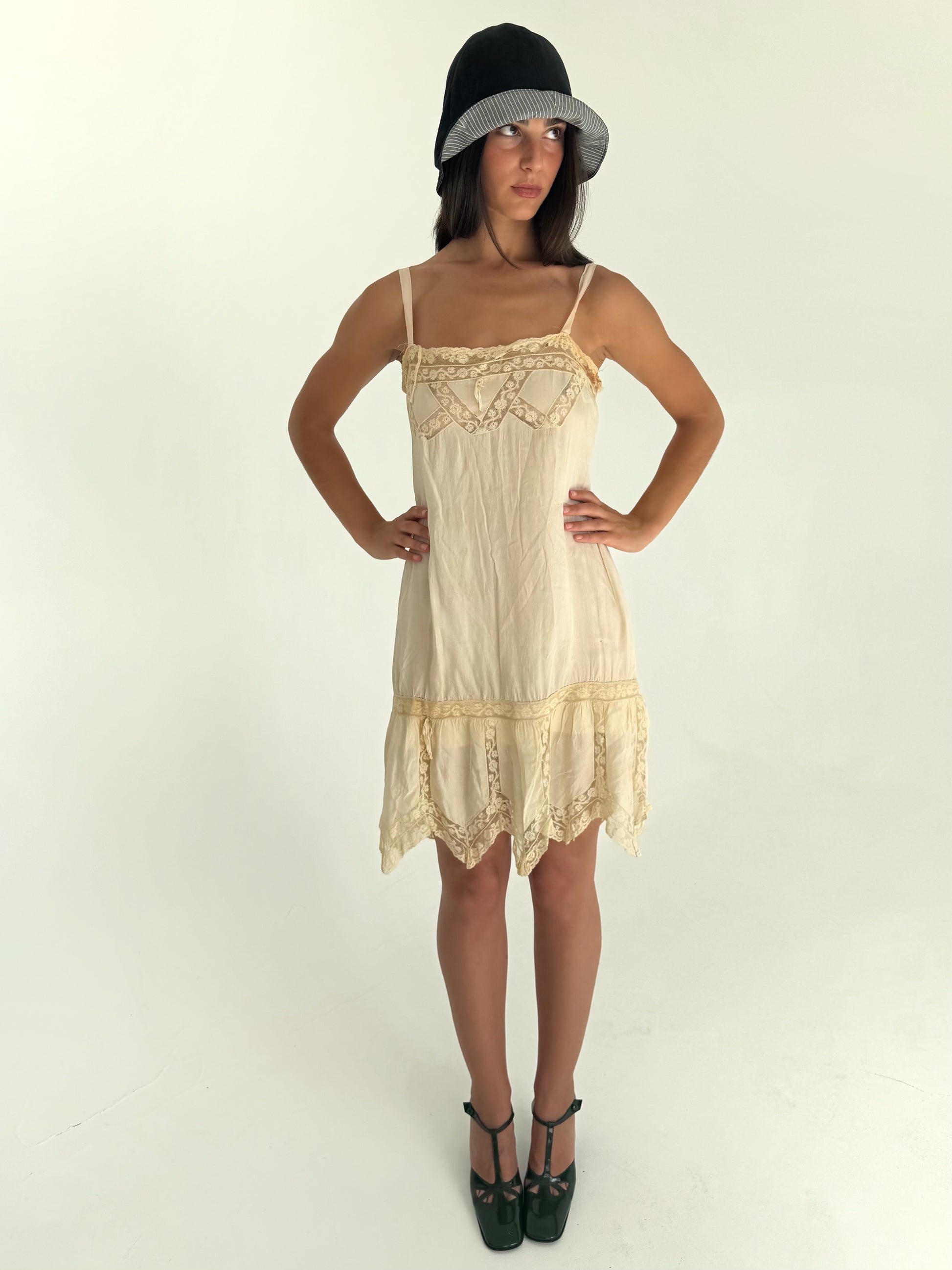 Antique 1920s silk dress – littlesister