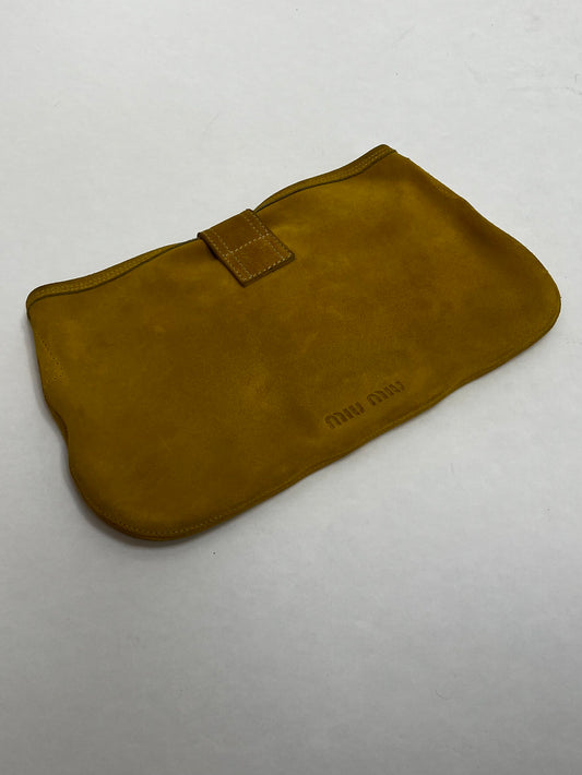 Miu Miu suede pouch