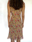 Floral silk dress