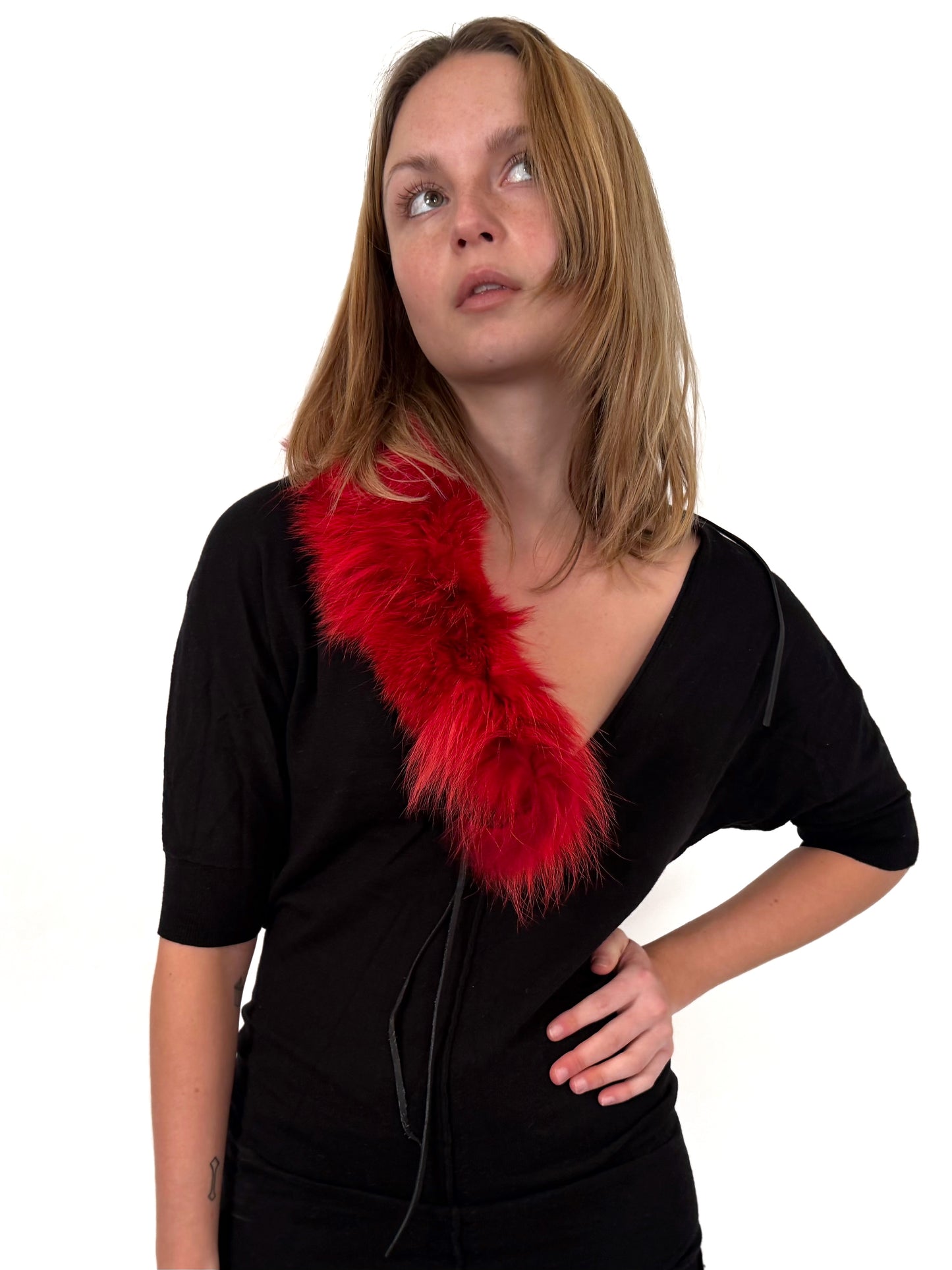 Miu Miu fur collar