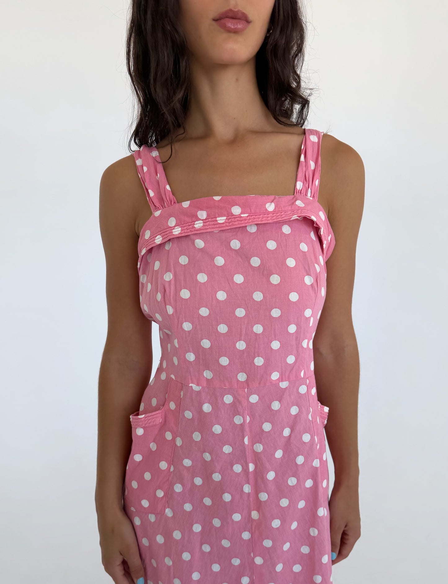 1960s polka dot dress
