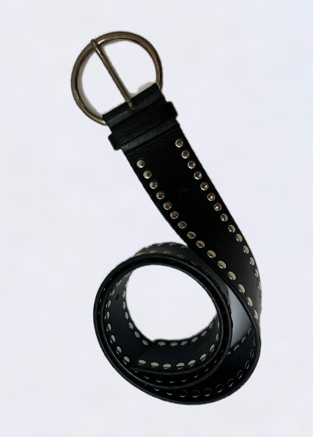 Miu Miu studded belt