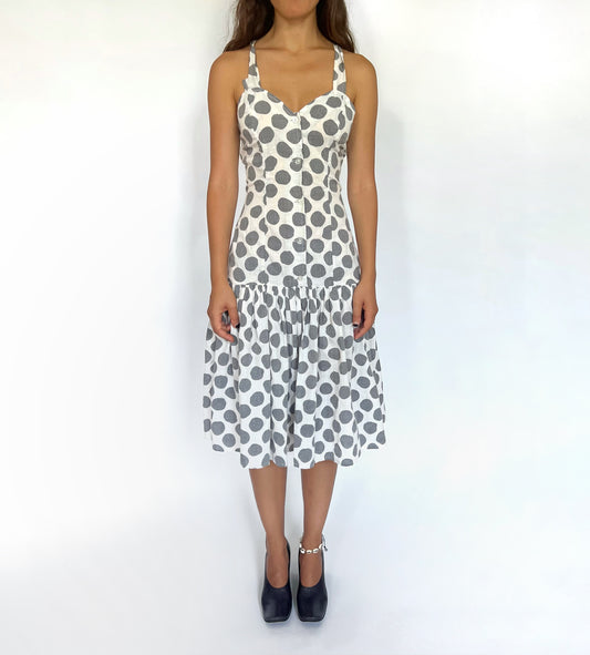 Vintage polka dot dress