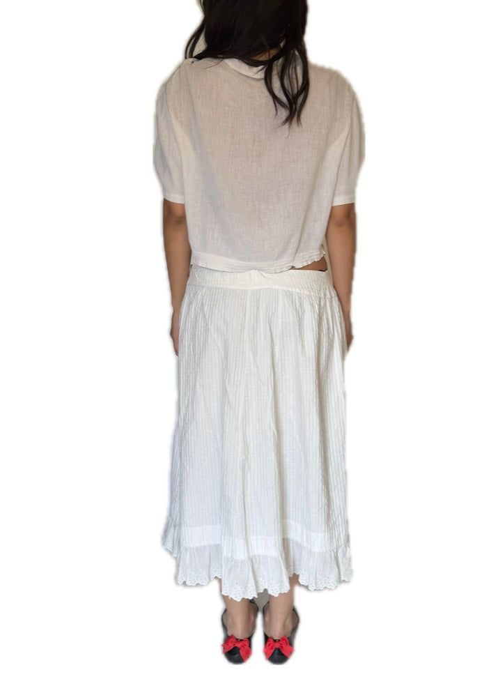 Antique French skirt