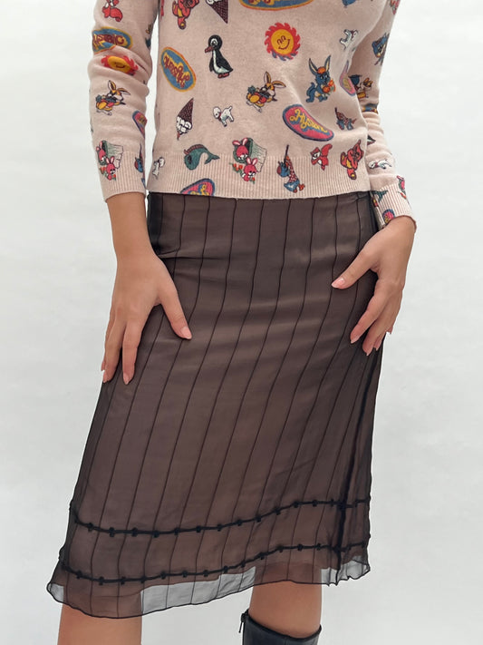 Anna Molinari silk skirt