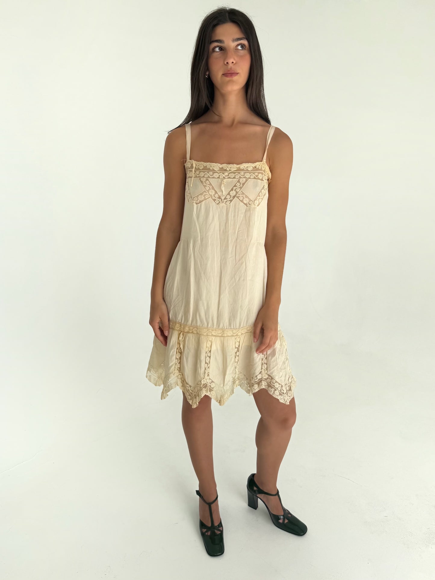 Antique 1920s silk dress