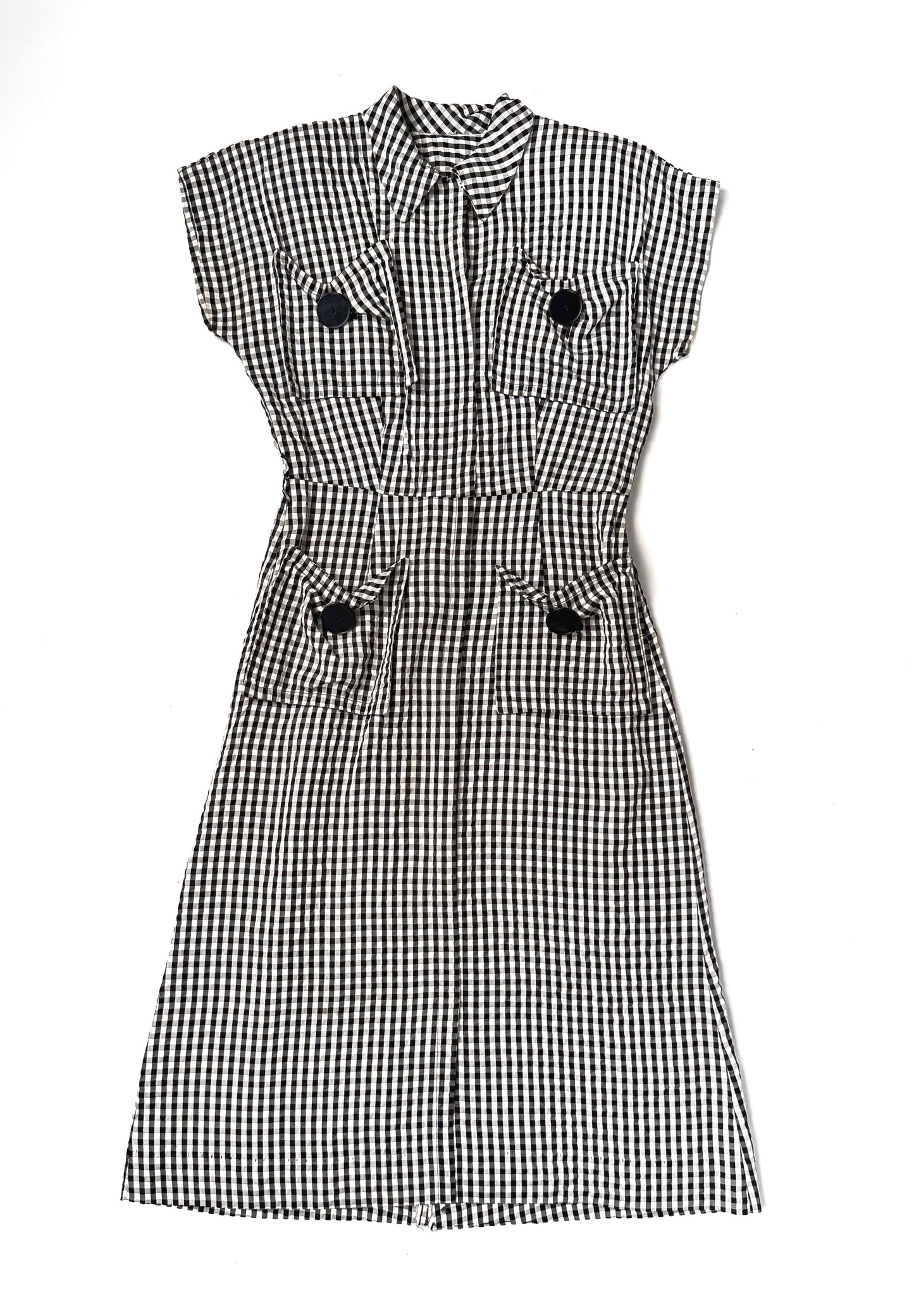 1950s gingham dress