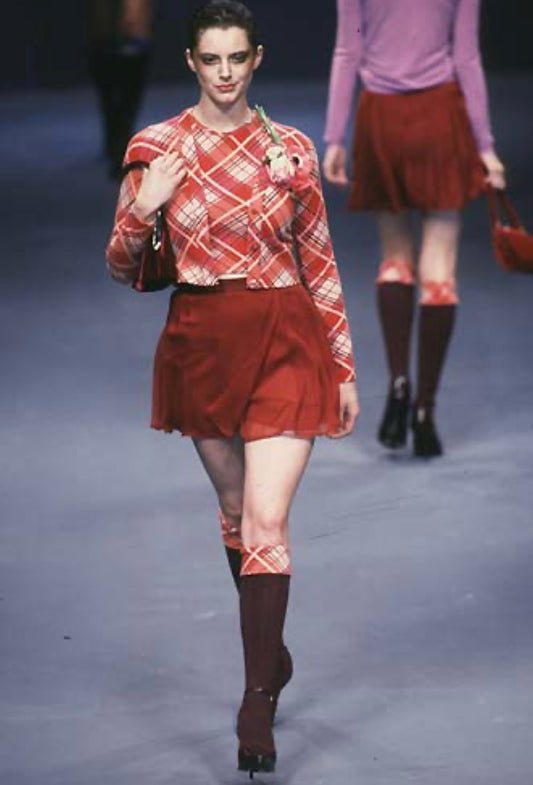 Anna Molinari Blumarine FW 1997 wool cardigan