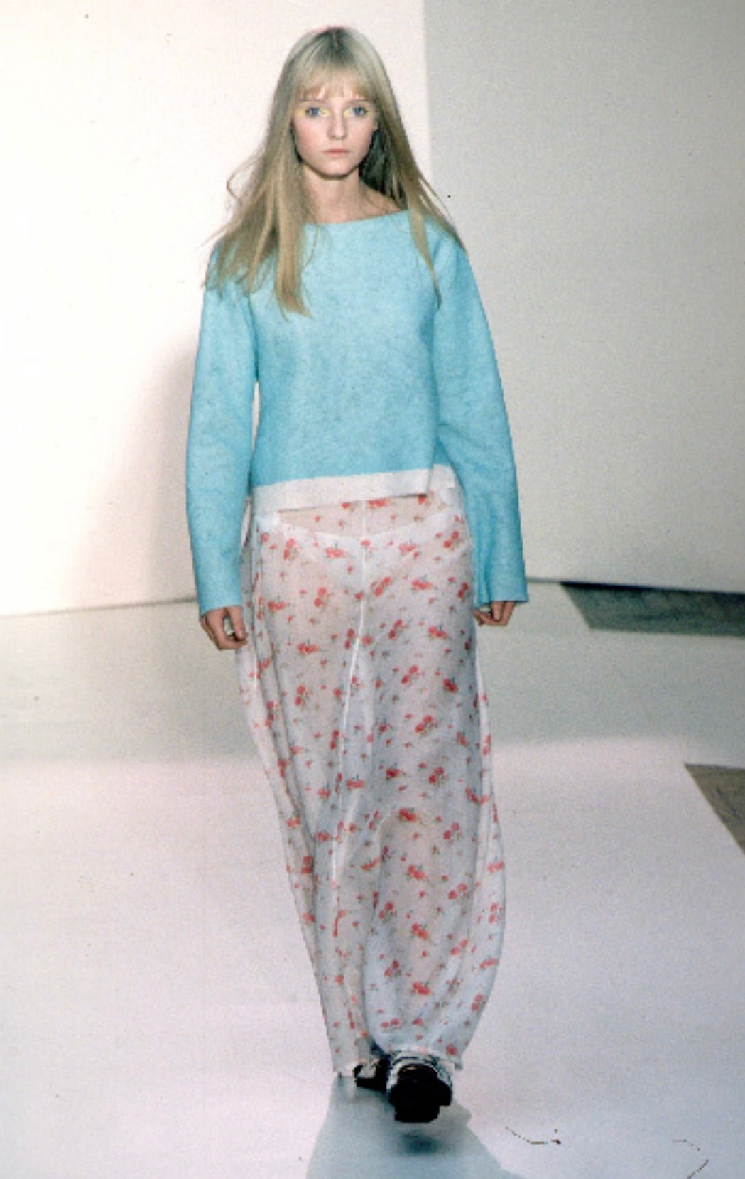 Marni SS1999 silk skirt