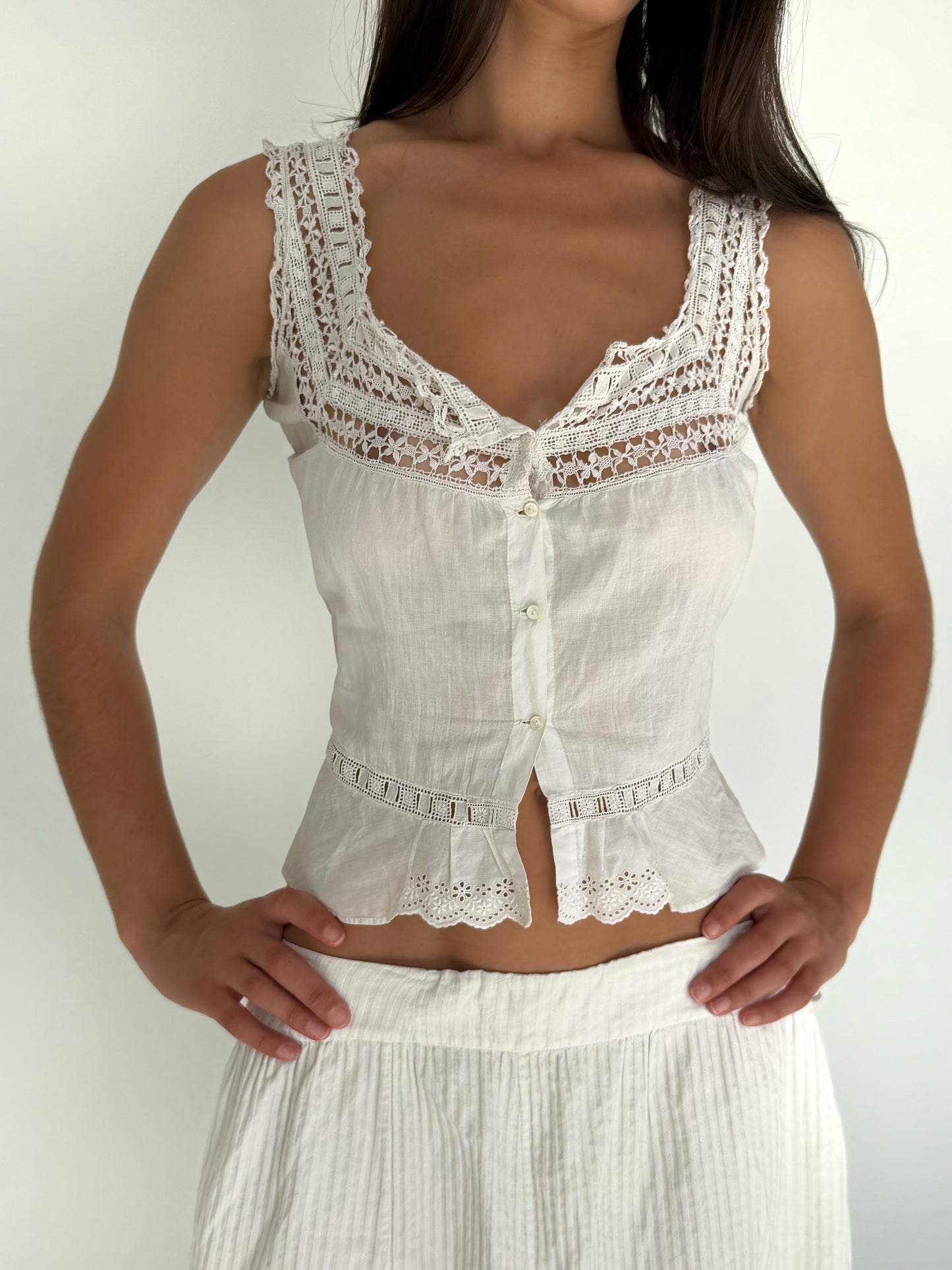 Antique 1900s corset cover
