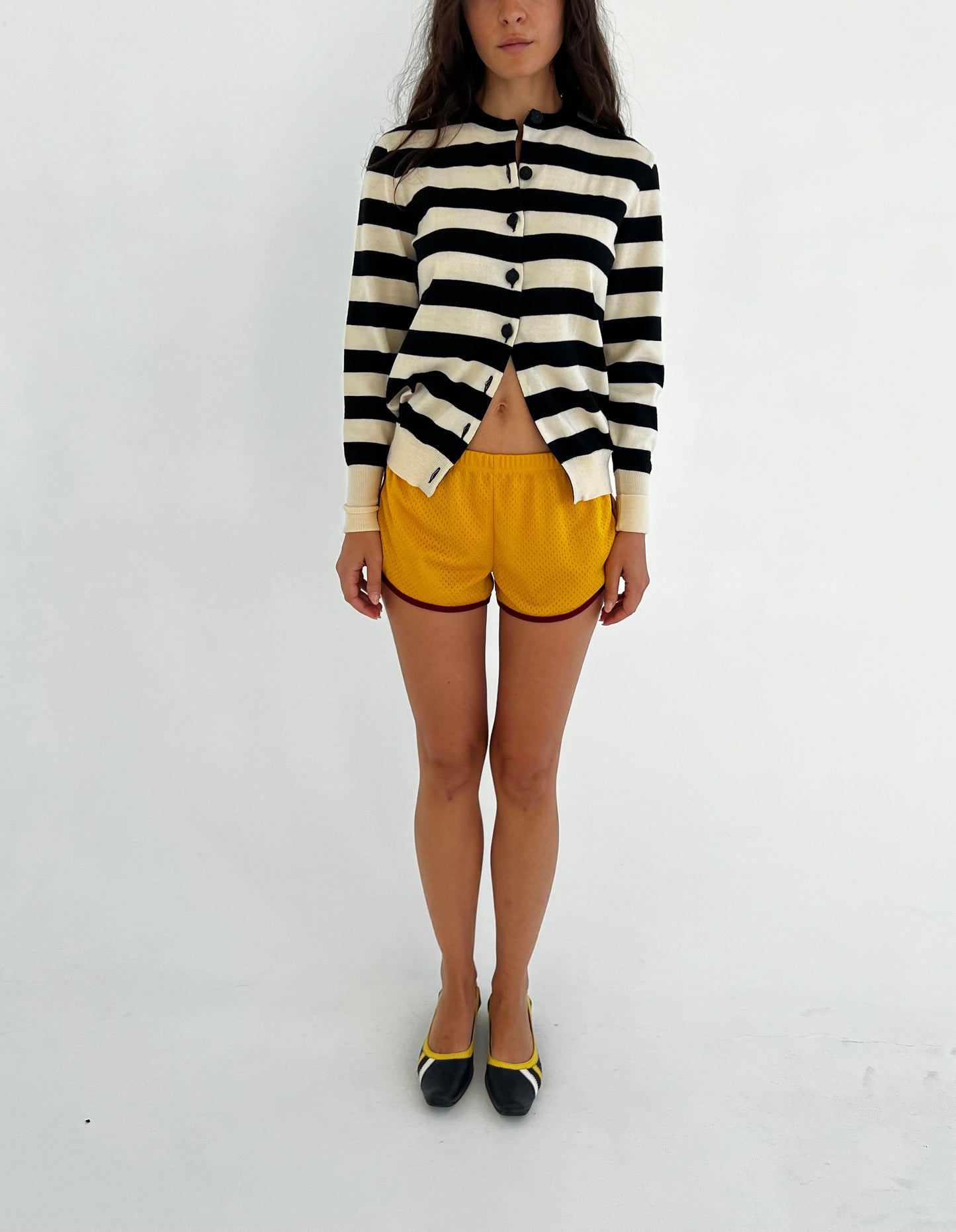 Moschino striped wool cardigan