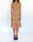 Floral silk dress