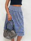 Tsumori Chisato gingham skirt