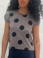 Comme des Garcon polka dot top