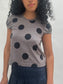 Comme des Garcon polka dot top