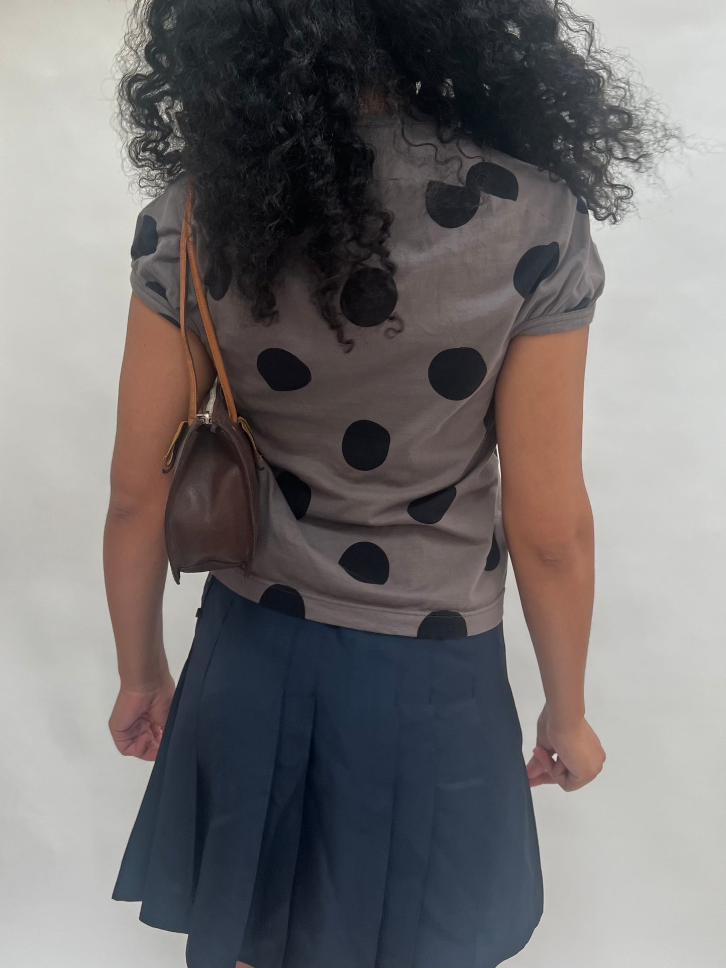 Comme des Garcon polka dot top