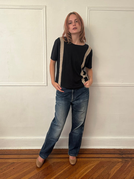 Vintage 'suspenders' tee