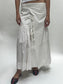 Jean Paul Gaultier white wrap bow skirt