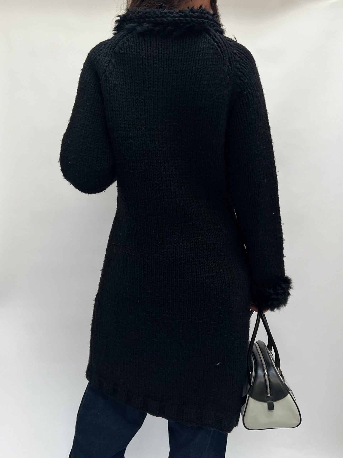 Philosophy di Alberta Ferretti knit wool coat