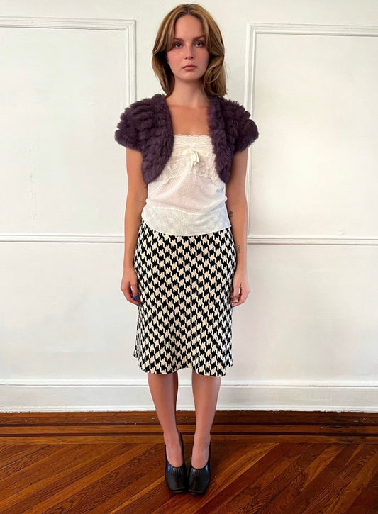 Rabbit fur bolero