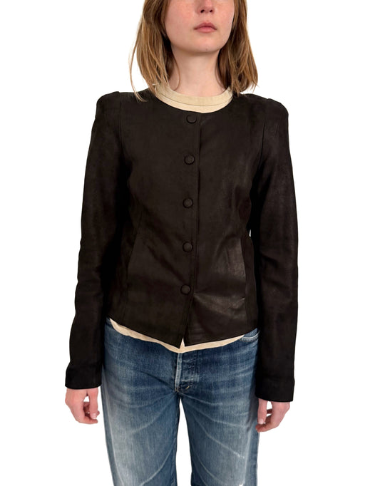 Agnes B special lambskin jacket
