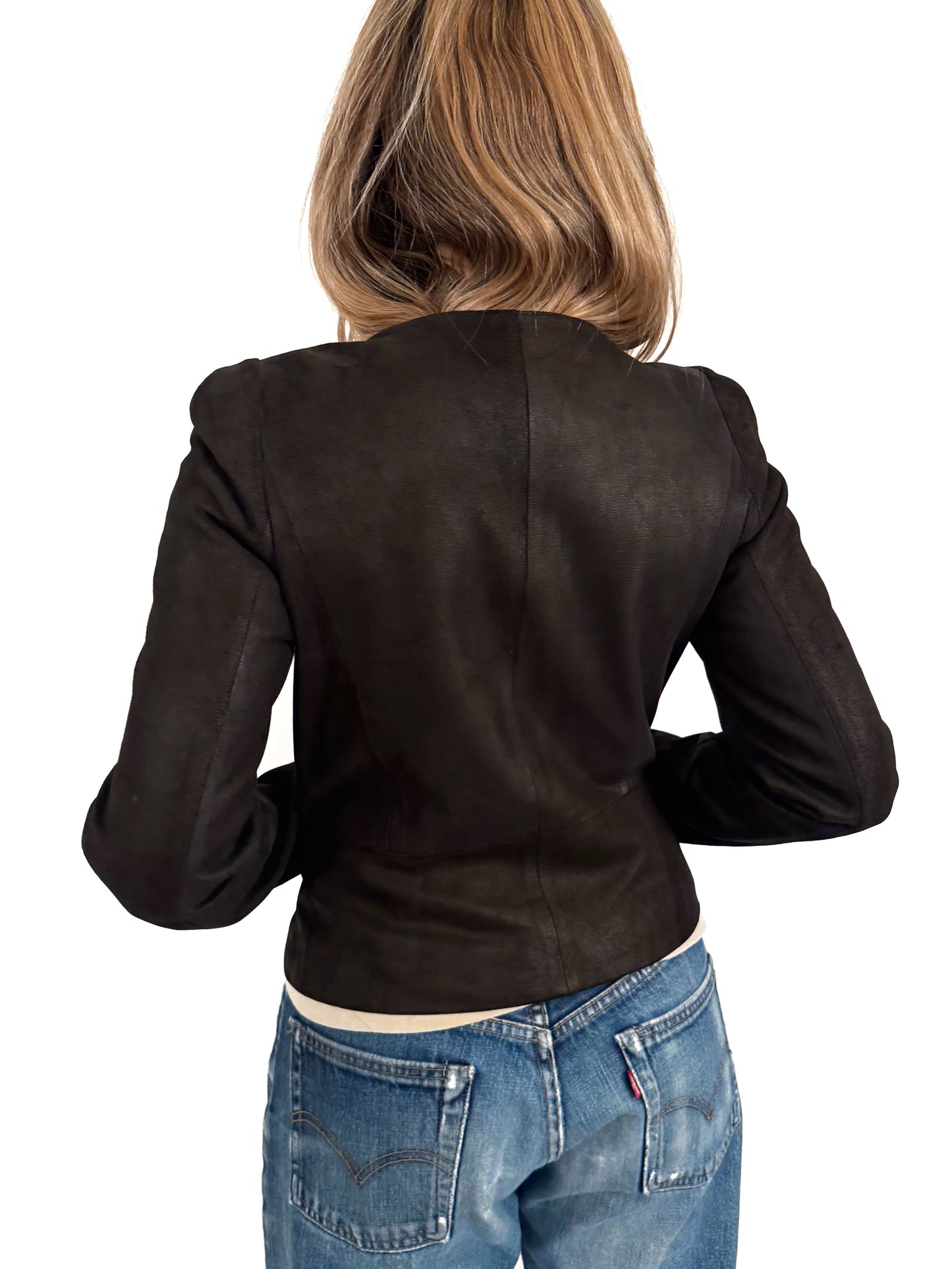 Agnes B special lambskin jacket