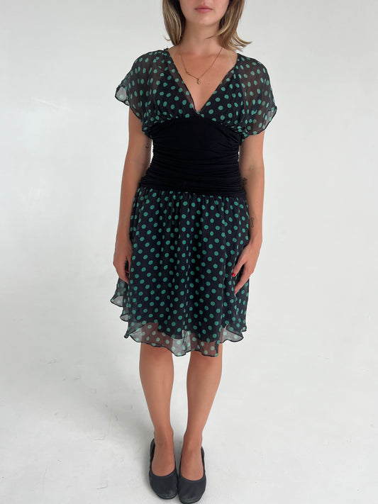 Vintage polka dot dress