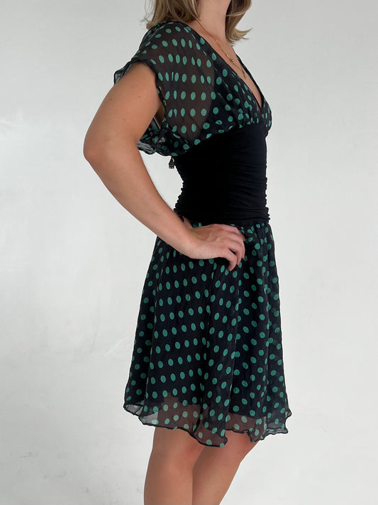 Vintage polka dot dress