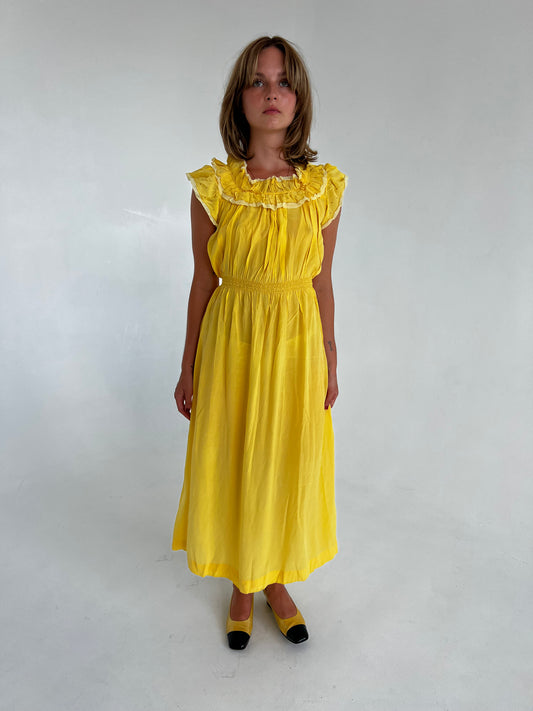 1930s ruffle dress