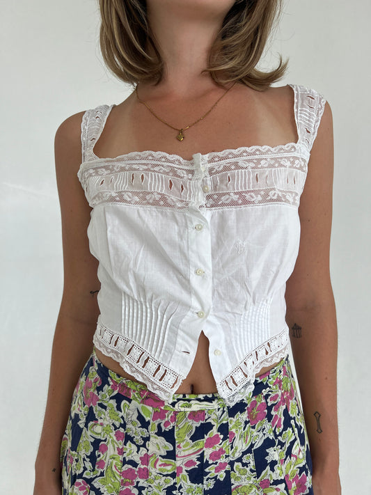 Antique 1900s corset cover