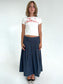 Agnes B pleated skirt