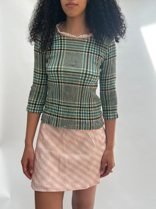 Tsumori Chisato plaid top