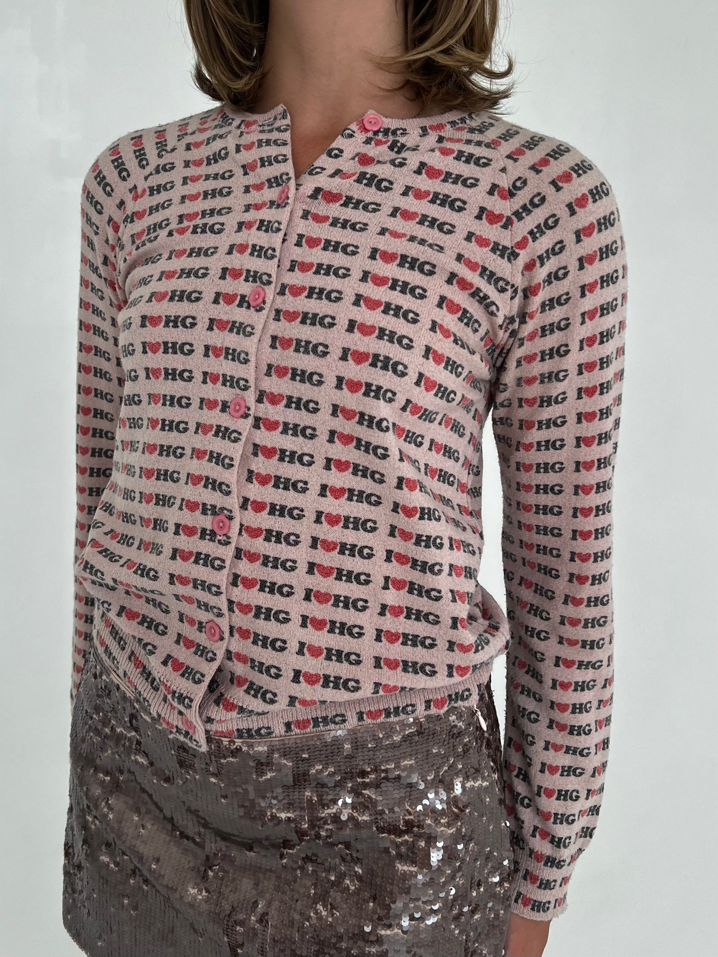 Hysteric Glamour "I <3 HG" cardigan