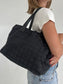 Chanel black travel tote