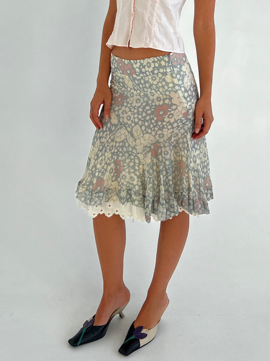 Blumarine silk skirt