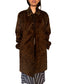 Reversible leopard spring/rain coat